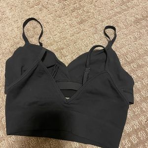 Skims 2 set black bra set